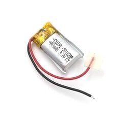 1 gab. uzlādējams lipo akumulators 501220 (3.7v, 80mAh Lipo) uzlādējamam portatīvajam video tālrunim mp3 mp4 LED gaisma GPS цена и информация | Smart устройства и аксессуары | 220.lv