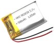 1 gabals uzlādējams Lipo akumulators 902030 (3.7v, 500mAh Lipo) portatīvajam video mp3 mp4 telefonam LED gaisma GPS cena un informācija | Smart ierīces un piederumi | 220.lv