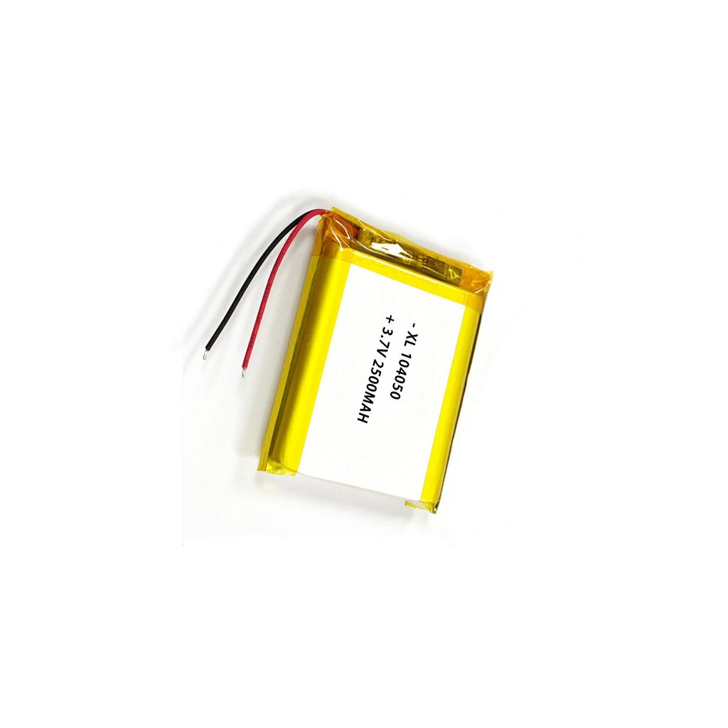 1 gab. uzlādējams Lipo akumulators 104050 (3,7 V, 2500 mAh Lipo) Bluetooth austiņām, viedpulksteņiem, kases aparātiem, medicīnas instrumentiem un citām portatīvajām ierīcēm cena un informācija | Smart ierīces un piederumi | 220.lv