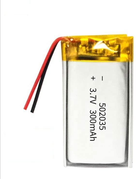 1 gab. uzlādējams lipo akumulators 502035 (3,7 V, 300 mAh Lipo) Bluetooth austiņām, viedpulksteņiem, kases aparātiem, medicīnas instrumentiem un citām portatīvajām ierīcēm cena un informācija | Smart ierīces un piederumi | 220.lv