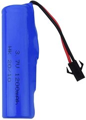 1 gabals 1S 3.7V 1200mAh Lipo akumulators ar SM kontaktdakšu RC automašīnai, kravas automašīnai цена и информация | Smart устройства и аксессуары | 220.lv