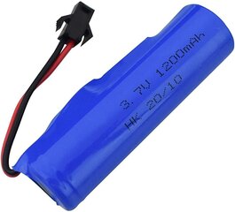 1 gabals 1S 3.7V 1200mAh Lipo akumulators ar SM kontaktdakšu RC automašīnai, kravas automašīnai cena un informācija | Smart ierīces un piederumi | 220.lv