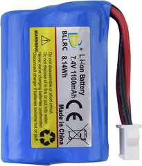 1 gab. 7.4V 1100mAh Lipo akumulators BLLRC L100 HONGXUNJIE HJ808 tālvadības pults laivu piederumiem RC rotaļu laivas ātrgaitas tālvadības pults цена и информация | Аккумуляторы | 220.lv