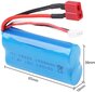 1 gab Li-Ion akumulators 7.4V 1500mAH priekš 12428 / FY01 / FY02 / FY03 Uzlādējami aksesuāri un rezerves daļas tālvadības RC automobiļiem цена и информация | Smart ierīces un piederumi | 220.lv