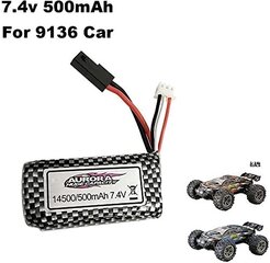 1 gab. 7.4V 500mAh uzlādējams litija jonu akumulators Hosim 9130 9136 9137 9138 9145 Truggy ātrgaitas kravas automašīnu aksesuāri cena un informācija | Smart ierīces un piederumi | 220.lv