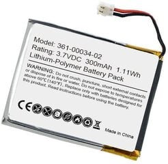 Сменный аккумулятор 3.7V 300mAh1.11Wh 361-00034-02, совместимый с умными часами Garmin Fenix 3/Fenix 3 HR цена и информация | Smart устройства и аксессуары | 220.lv