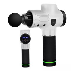 50 W Massage gun | Беспроводной массажный пистолет, ударный пистолет для массажа, массажер для мышц с 6 насадками цена и информация | Массажеры | 220.lv