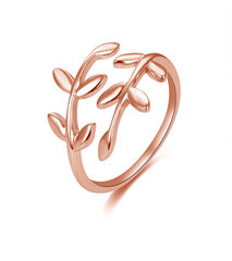 Beneto Atvērts bronzas gredzens ar oriģinālo dizainu AGG468-RG cena un informācija | Gredzeni | 220.lv