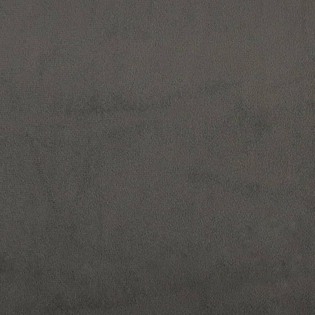 Gultas rāmis vidaXL (80x200 cm), tumši pelēks cena un informācija | Gultas | 220.lv