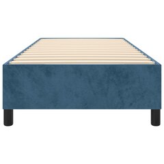 Atsperu gultas rāmis vidaXL (90x190 cm), tumši zils цена и информация | Кровати | 220.lv