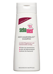 Шампунь Sebamed Hair Care Anti-Hairloss Shampoo против выпадения волос 200 мл цена и информация | Шампуни | 220.lv