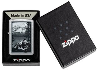 Zippo šķiltavas 48381 Mountain Lion Design cena un informācija | Šķiltavas un aksesuāri | 220.lv