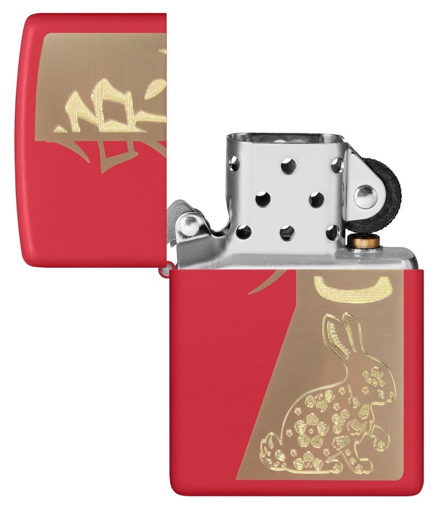 Zippo šķiltavas 48282 Year of the Rabbit cena un informācija | Šķiltavas un aksesuāri | 220.lv