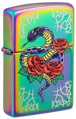 Зажигалка Zippo 48395 Rose Snake Design цена и информация | Зажигалки и аксессуары | 220.lv