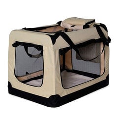 Транспортная сумка Lionto для собак или кошек, бежевый цвет, 48,50x34x36,5 см цена и информация | Переноски, сумки | 220.lv