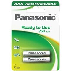 Аккумулятор Panasonic Evolta 750mAh P-03E/2B цена и информация | Батарейки | 220.lv