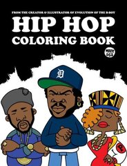 Hip Hop Coloring Book цена и информация | Книги о питании и здоровом образе жизни | 220.lv