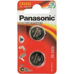 Батарейки Panasonic CR2032/2B цена и информация | Батарейки | 220.lv