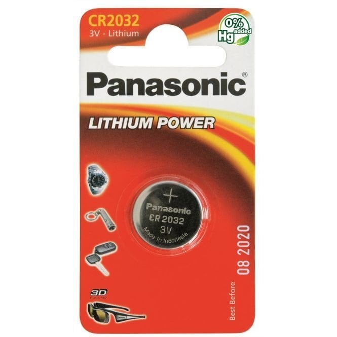 Elements Panasonic Lithium, CR2032, 1 gab. цена и информация | Baterijas | 220.lv