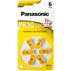 Батарейки Panasonic Zinc-Air PR10H-LB цена и информация | Батареи | 220.lv