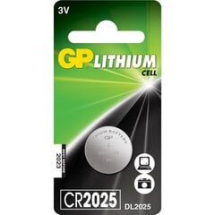 GP Lithium CR2032 батарейка цена и информация | Батарейки | 220.lv