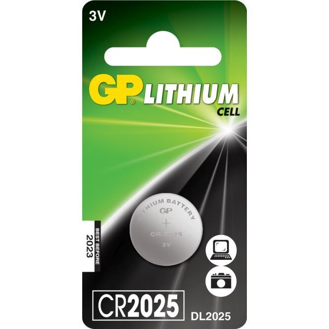 GP Lithium CR2032 baterija цена и информация | Baterijas | 220.lv