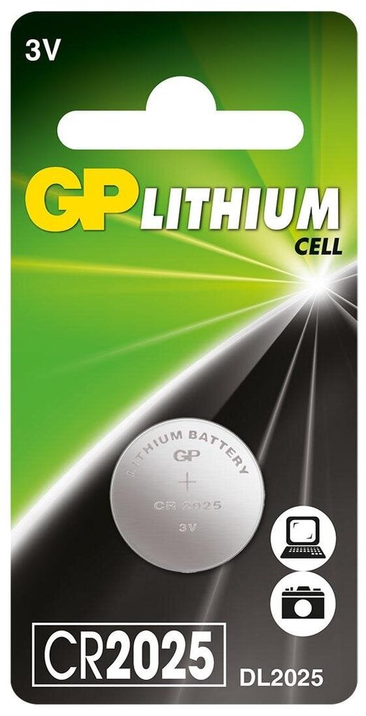 GP Lithium CR2025 цена и информация | Baterijas | 220.lv