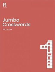 Jumbo Crosswords Book 1: a crossword book for adults containing 100 large puzzles cena un informācija | Grāmatas par veselīgu dzīvesveidu un uzturu | 220.lv