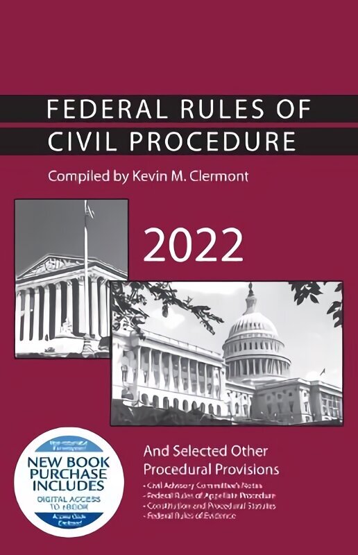 Federal Rules of Civil Procedure and Selected Other Procedural Provisions, 2022 cena un informācija | Ekonomikas grāmatas | 220.lv