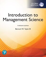 Introduction to Management Science, Global Edition 13th edition цена и информация | Книги по экономике | 220.lv