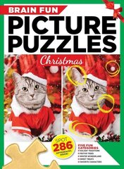 Brain Fun Picture Puzzles: Christmas цена и информация | Книги о питании и здоровом образе жизни | 220.lv