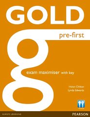 Gold Pre-First Exam Maximiser with Key & Online Audio цена и информация | Пособия по изучению иностранных языков | 220.lv