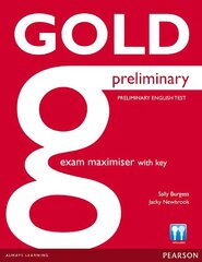 Gold Preliminary Exam Maximiser with Key & Online Audio cena un informācija | Svešvalodu mācību materiāli | 220.lv