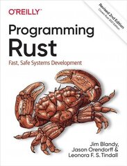 Programming Rust: Fast, Safe Systems Development 2nd Revised edition цена и информация | Книги по экономике | 220.lv