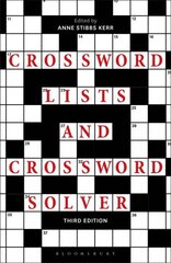 Crossword Lists and Crossword Solver 3rd edition cena un informācija | Grāmatas par veselīgu dzīvesveidu un uzturu | 220.lv