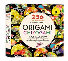 Origami Chiyogami Paper Pack Book: 256 Double-Sided Folding Sheets (Includes Instructions for 8 Models) cena un informācija | Mākslas grāmatas | 220.lv