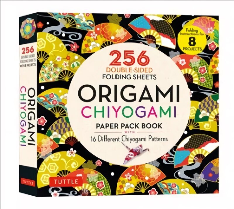 Origami Chiyogami Paper Pack Book: 256 Double-Sided Folding Sheets (Includes Instructions for 8 Models) цена и информация | Mākslas grāmatas | 220.lv