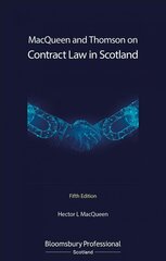 MacQueen and Thomson on Contract Law in Scotland 5th edition cena un informācija | Ekonomikas grāmatas | 220.lv