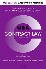 Concentrate Questions and Answers Contract Law: Law Q&A Revision and Study Guide 3rd Revised edition цена и информация | Книги по экономике | 220.lv