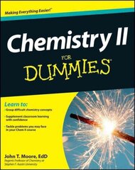 Chemistry II For Dummies cena un informācija | Ekonomikas grāmatas | 220.lv