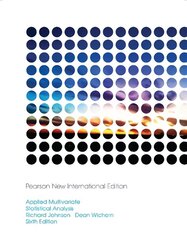 Applied Multivariate Statistical Analysis: Pearson New International Edition 6th edition cena un informācija | Ekonomikas grāmatas | 220.lv