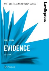 Law Express: Evidence 5th edition cena un informācija | Ekonomikas grāmatas | 220.lv