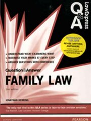 Law Express Question and Answer: Family Law 2nd edition cena un informācija | Ekonomikas grāmatas | 220.lv