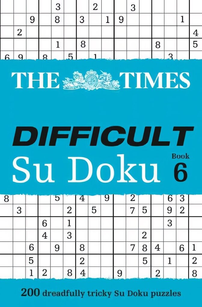 Times Difficult Su Doku Book 6: 200 Challenging Puzzles from the Times цена и информация | Grāmatas par veselīgu dzīvesveidu un uzturu | 220.lv