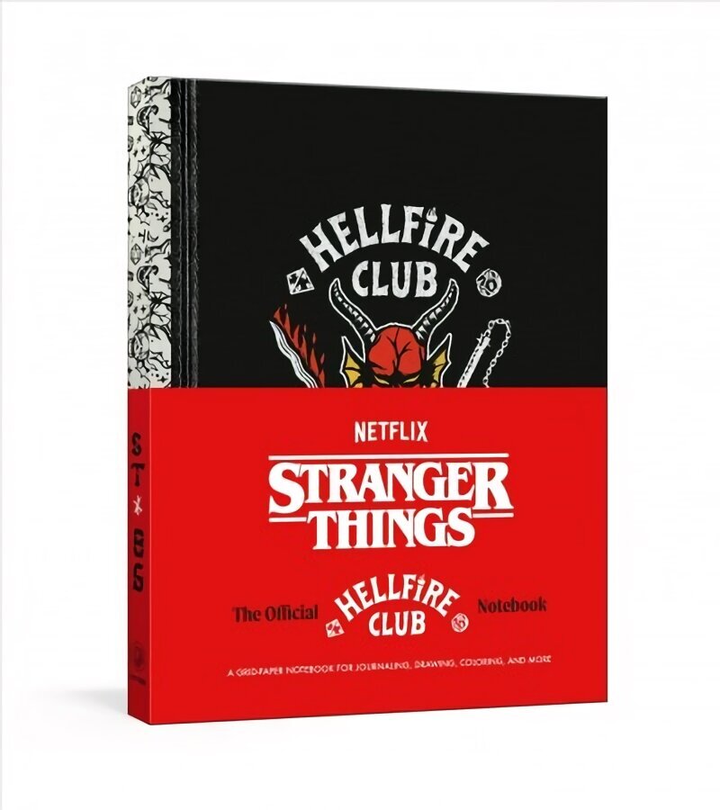 Stranger Things: The Official Hellfire Club Notebook: A Grid-Paper Notebook for Journaling, Drawing, Coloring, and More цена и информация | Grāmatas par veselīgu dzīvesveidu un uzturu | 220.lv