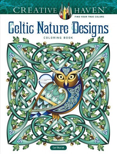 Creative Haven Celtic Nature Designs Coloring Book cena un informācija | Grāmatas mazuļiem | 220.lv