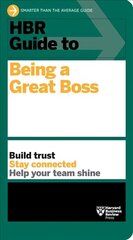 HBR Guide to Being a Great Boss cena un informācija | Ekonomikas grāmatas | 220.lv