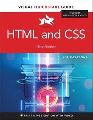 HTML and CSS: Visual QuickStart Guide 9th edition cena un informācija | Ekonomikas grāmatas | 220.lv
