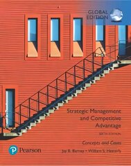 Strategic Management and Competitive Advantage: Concepts and Cases, Global   Edition 6th edition цена и информация | Книги по экономике | 220.lv