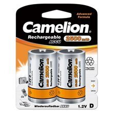 Camelion элементы Rechargeable Batteries Ni-MH, D/HR20, 2500 мАч, 2 шт. цена и информация | Батарейки | 220.lv